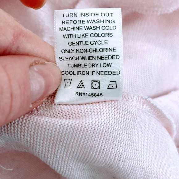 ALISON ANDREWS Pink Puff Shoulder Turtleneck Sweater Size Small - Picture 9 of 9